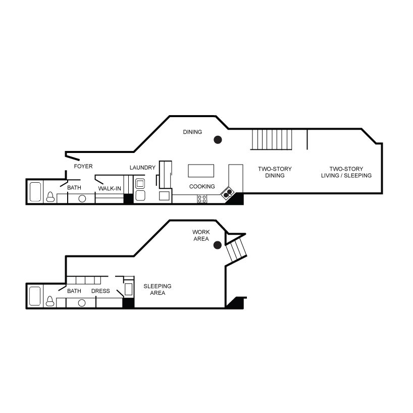 Floor plan layout diagram for cx1